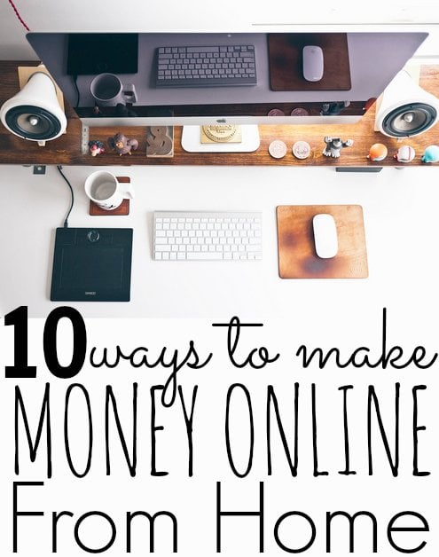 10 Ways To Make Money At Home Online - Make Side Money