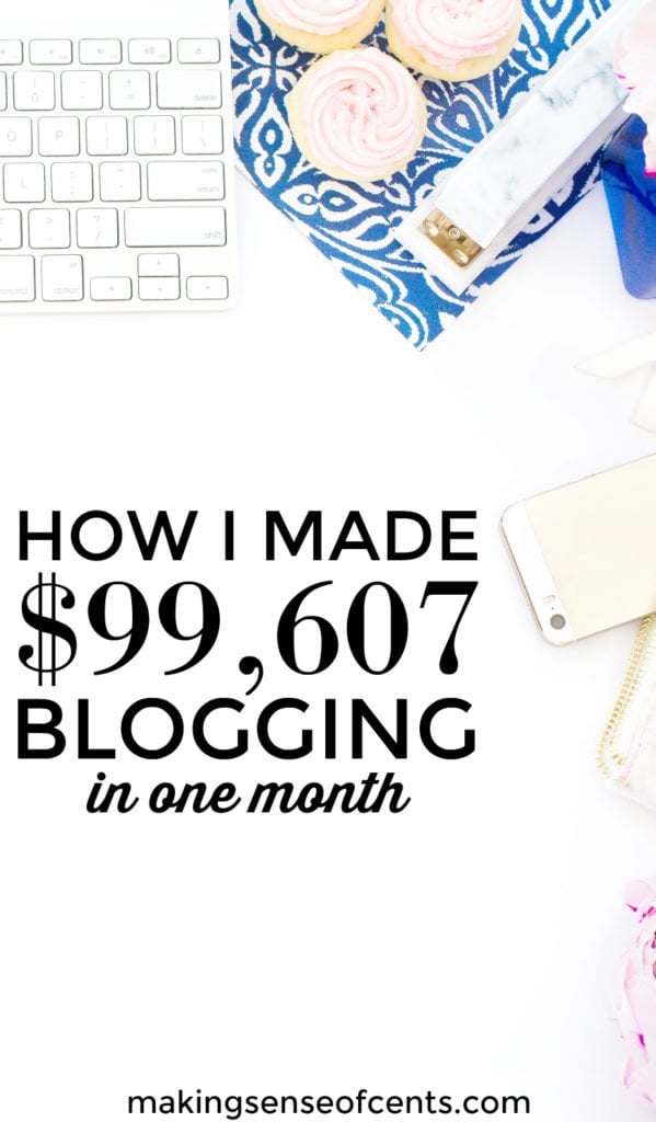Welcome to this month's blogging income report where I show you how I made money online last month. I earned $99,607 last month blogging and I share exactly how in this income report!