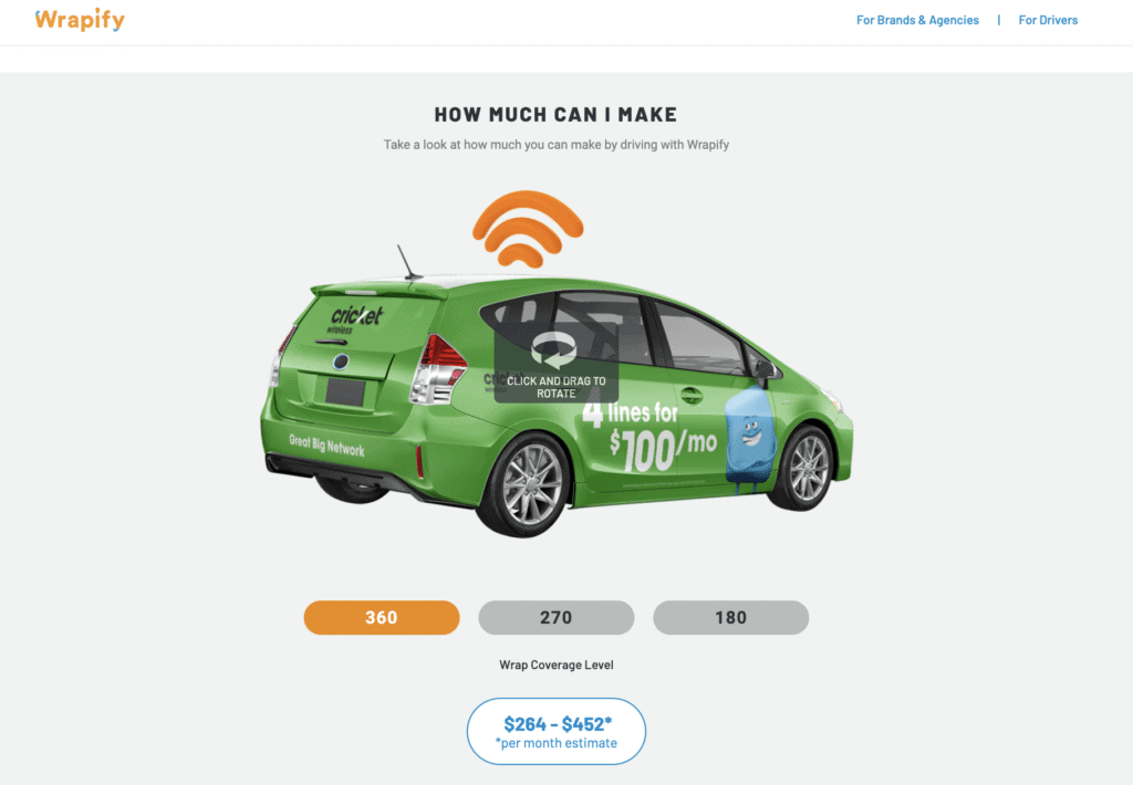 get paid to advertise on your car with wrapify