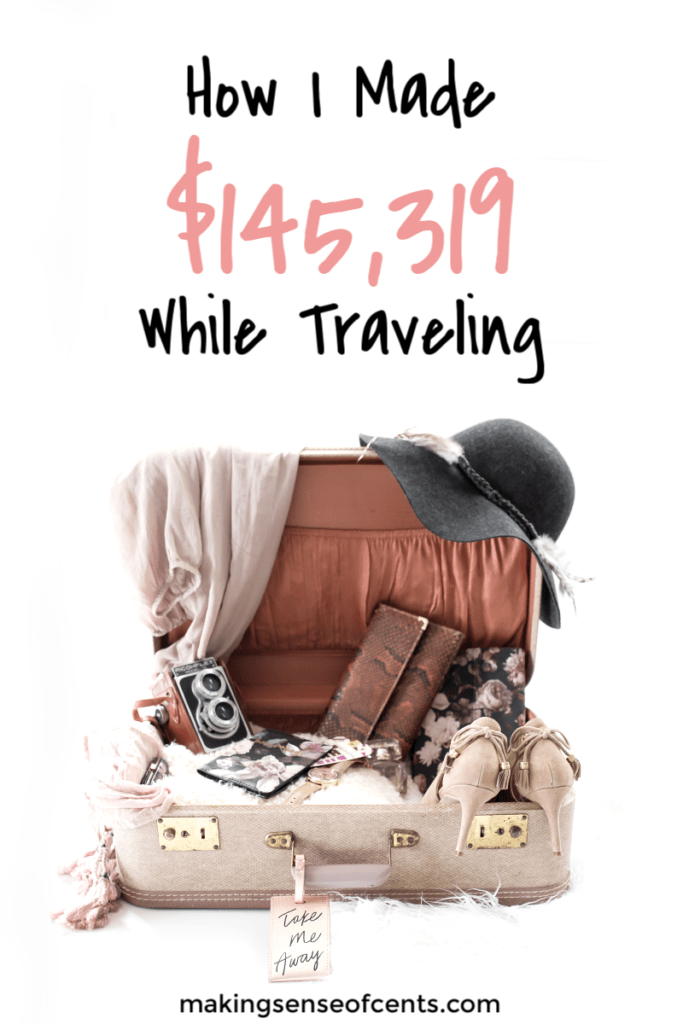 How I Made $145,319 in October 2018 While Traveling #makemoneyblogging #howtomakextramoney